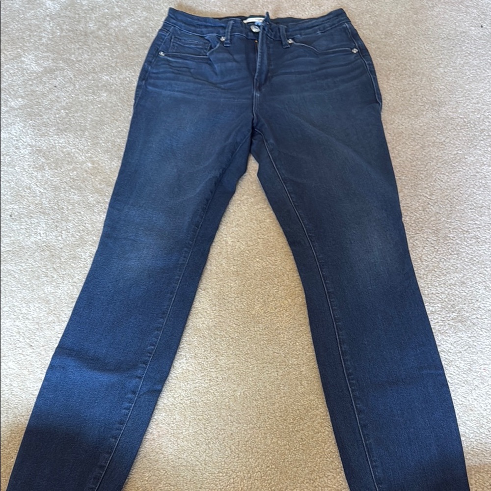 Good American Dark Blue Skinny Jeans